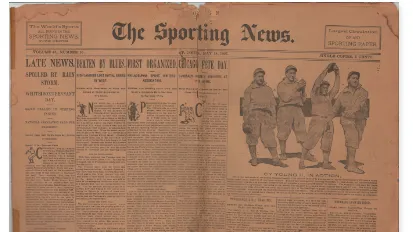 Cy Young on the May 18, 1907 cover of The Sporting News