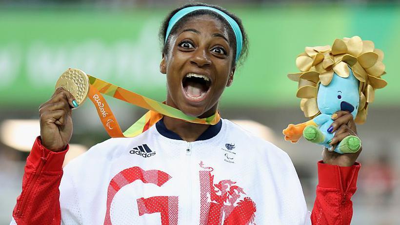 Kadeena Cox won gold in the women's C4-5 500m time trial at the Rio Paralympics ten years ago