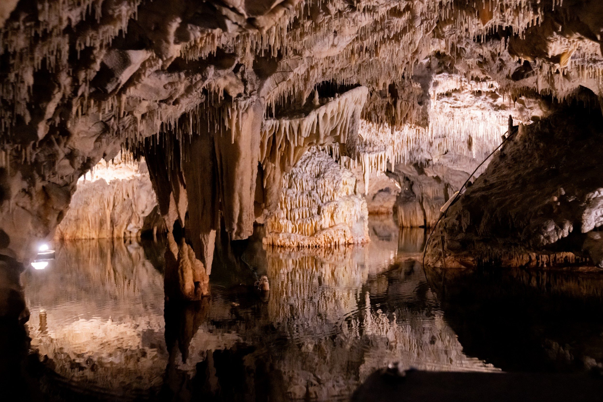 The Mani region boasts impressive caves