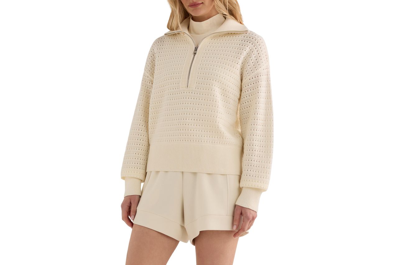 Nordstrom Darla Half Zip Sweater Varley