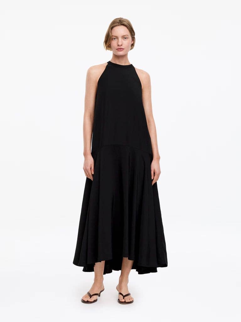 Arket Black Halterneck Dress