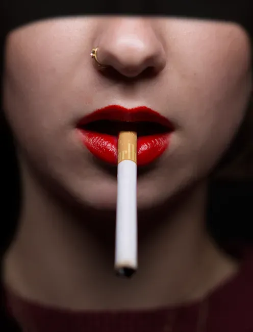 2. Smoking, or even vaping heavily (Image Credits: Pexels)