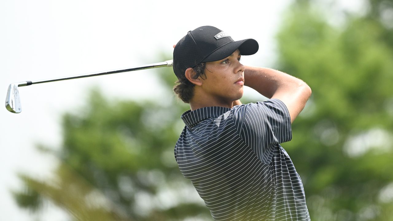 Charlie Woods makes it into 14-for-2 playoff at US Junior Amateur