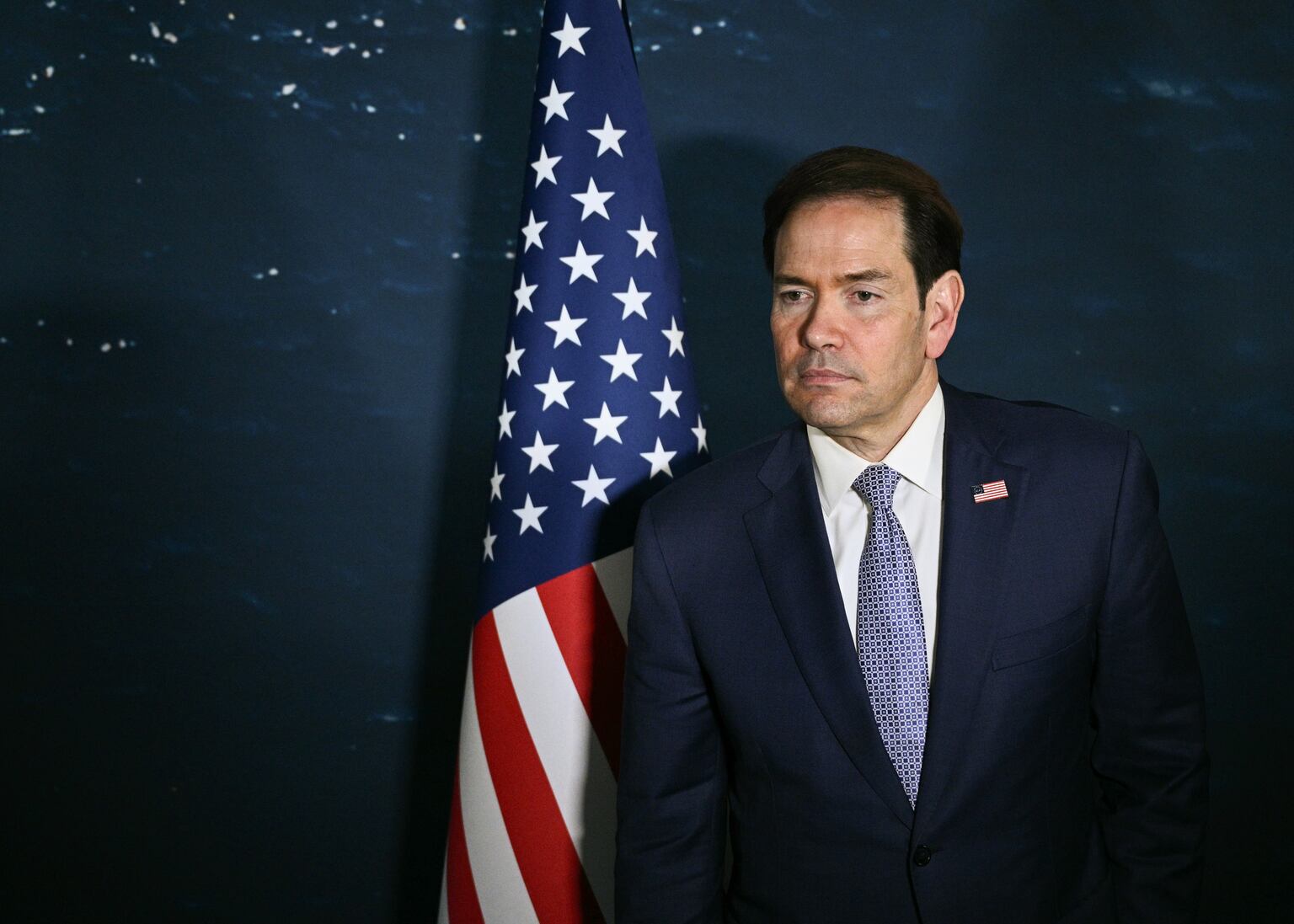 US secretary of state Marco Rubio is in Manila (Brendan Smialowski/Pool Photo via AP)
