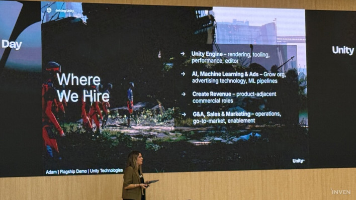 Unity is currently running various recruitment programs, including internships, part-time roles, and entry-level hiring ©INVEN