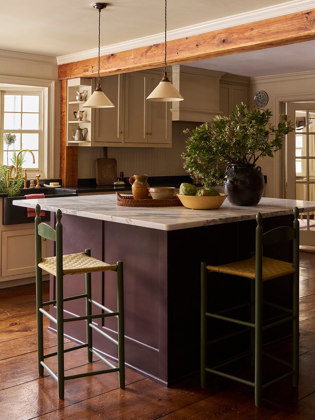 Before & After: Auction Wins and Vintage Hardware Aged This Connecticut Home in the Right Way
