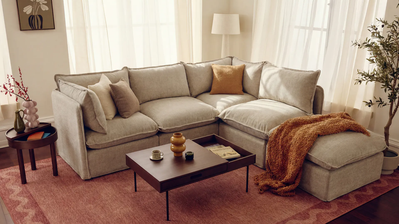 A regular couch would never work in my tiny NYC apartment, so I chose Cozey's modular sofa instead