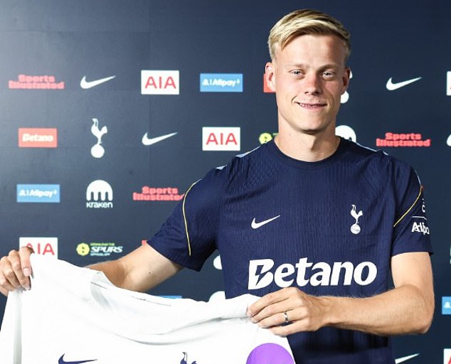 Jan Paul van Hecke has now completed his £52million move to Tottenham from Brighton