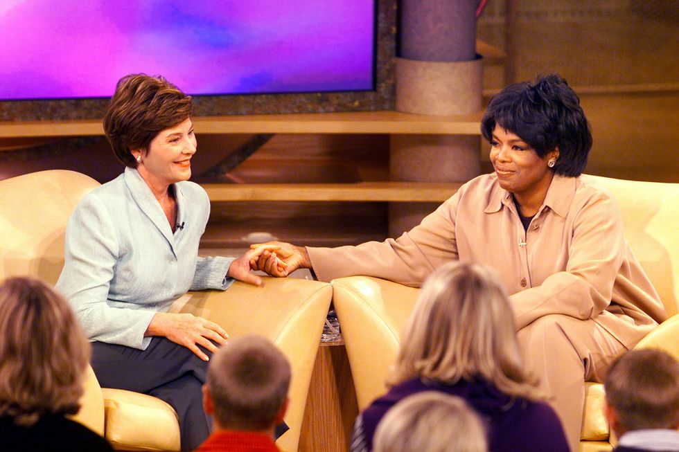 Laura Bush and Oprah Winfrey | Source: GETTY