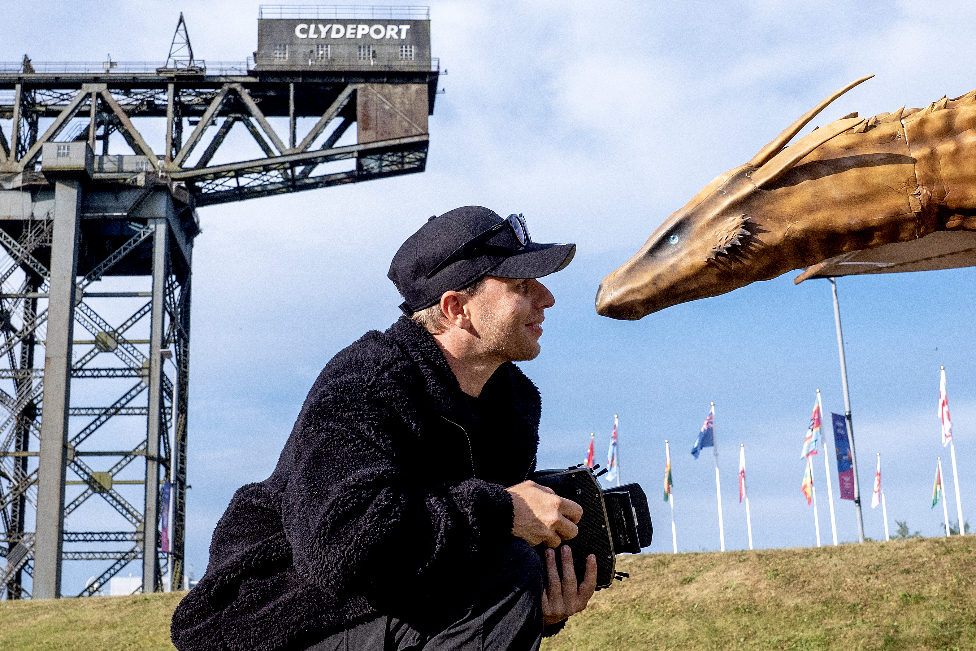 Pilot and technician Dennis Gutowsky said the best part about the project was inspiring others (Jane Barlow/PA) (PA Wire)