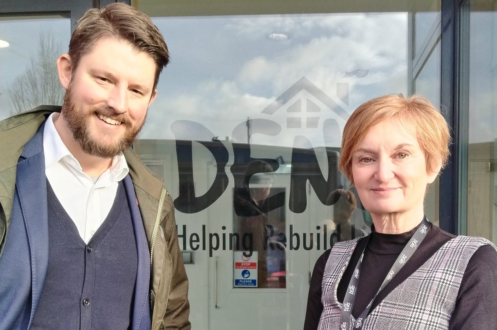 David Taylor MP welcomes PM’s homelessness pledge and invites new Housing Secretary to see local success at DENS