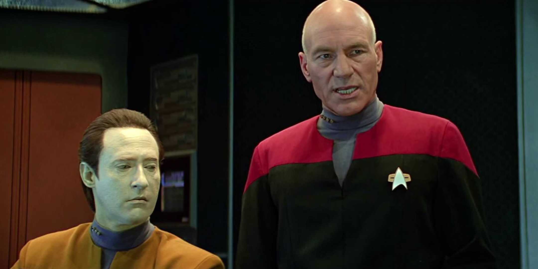 Picard and Data in Star Trek Generations