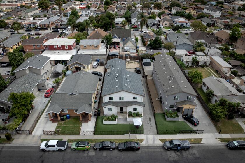 The A Step to Freedom house is seen May 24 in Los Angeles.