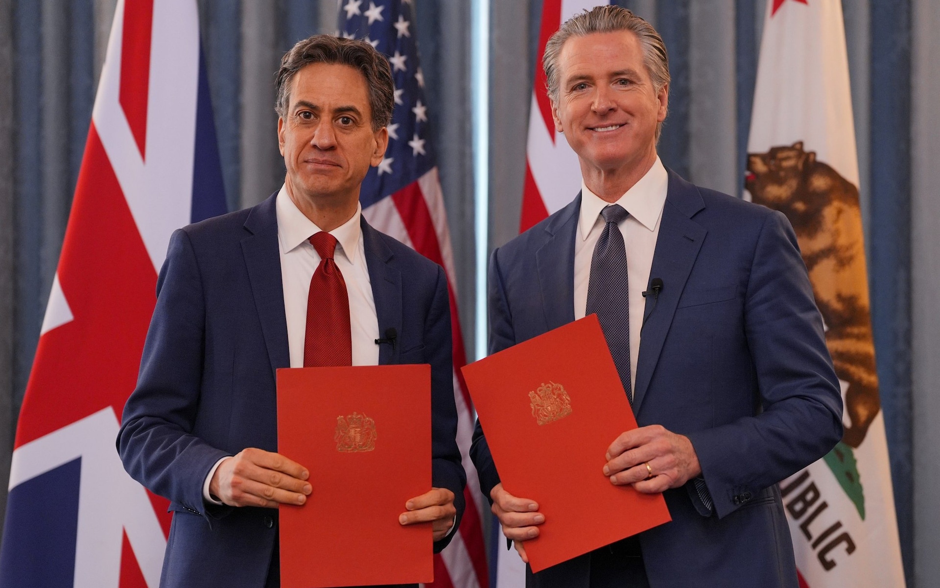 Gavin Newsom: Miliband is a true statesman