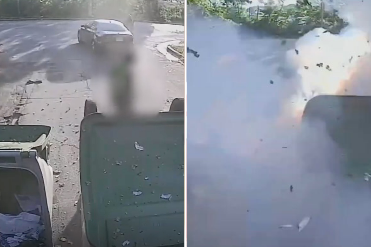 Binman seriously injured after garbage truck explodes during collection