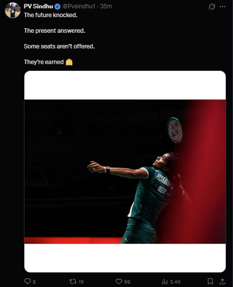 PV Sindhu wildly celebrates win vs Unnati Hooda, shares cryptic social media post