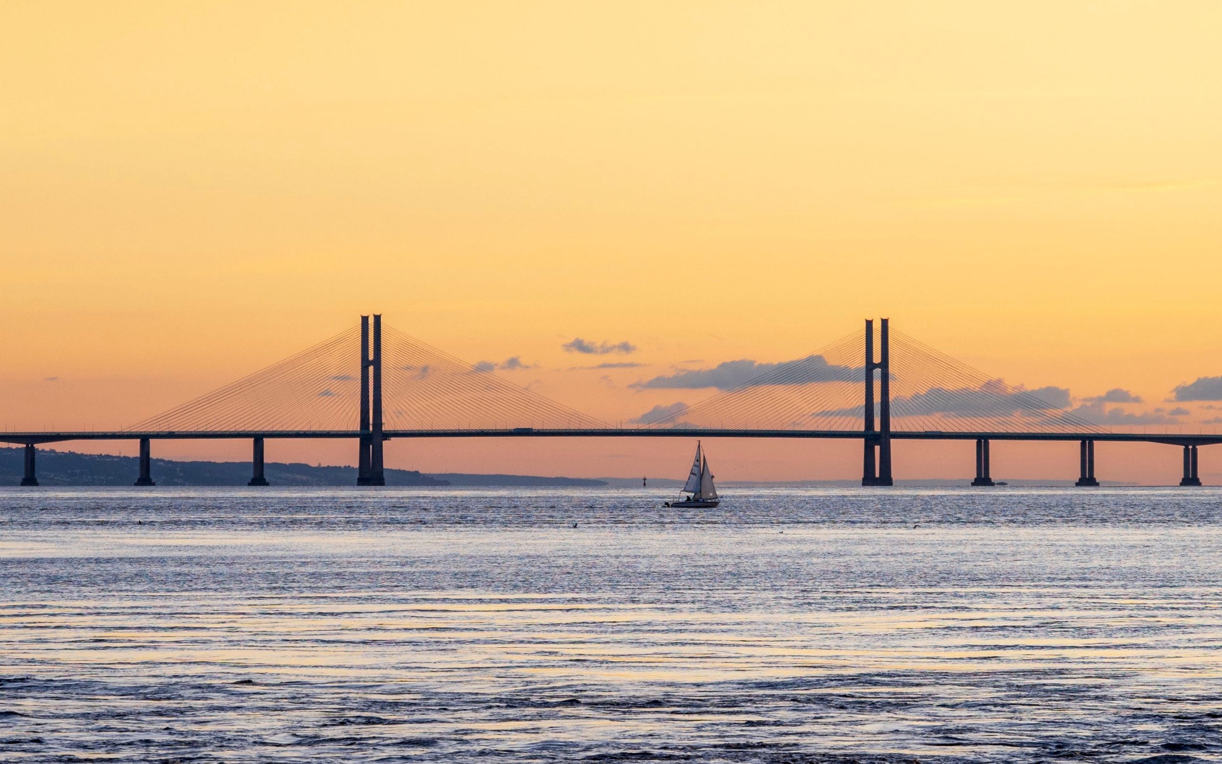 There are few more scenic stretches of motorway than the Prince of Wales Bridge over the Severn