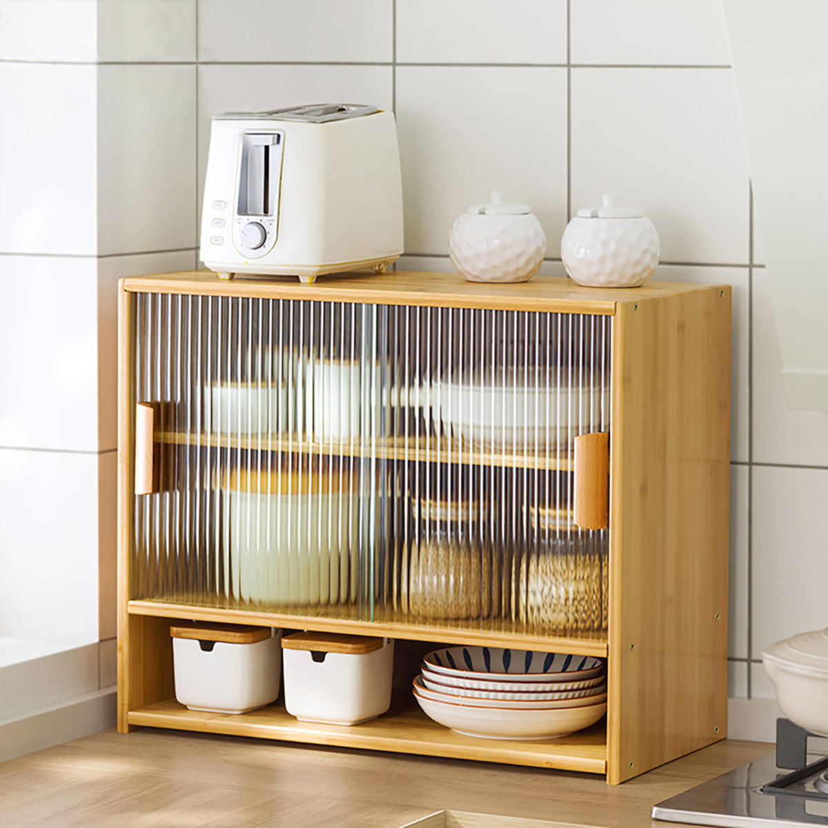 Red Barrel Studio® Rayon Bamboo Shelving Rack & Reviews | Wayfair