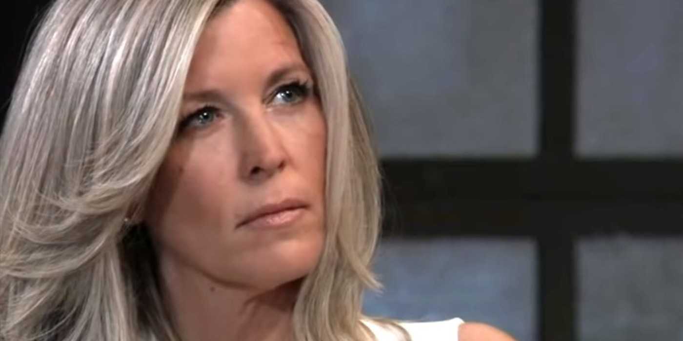 General Hospital's Laura Wright As Carly Spencer Looking Serious