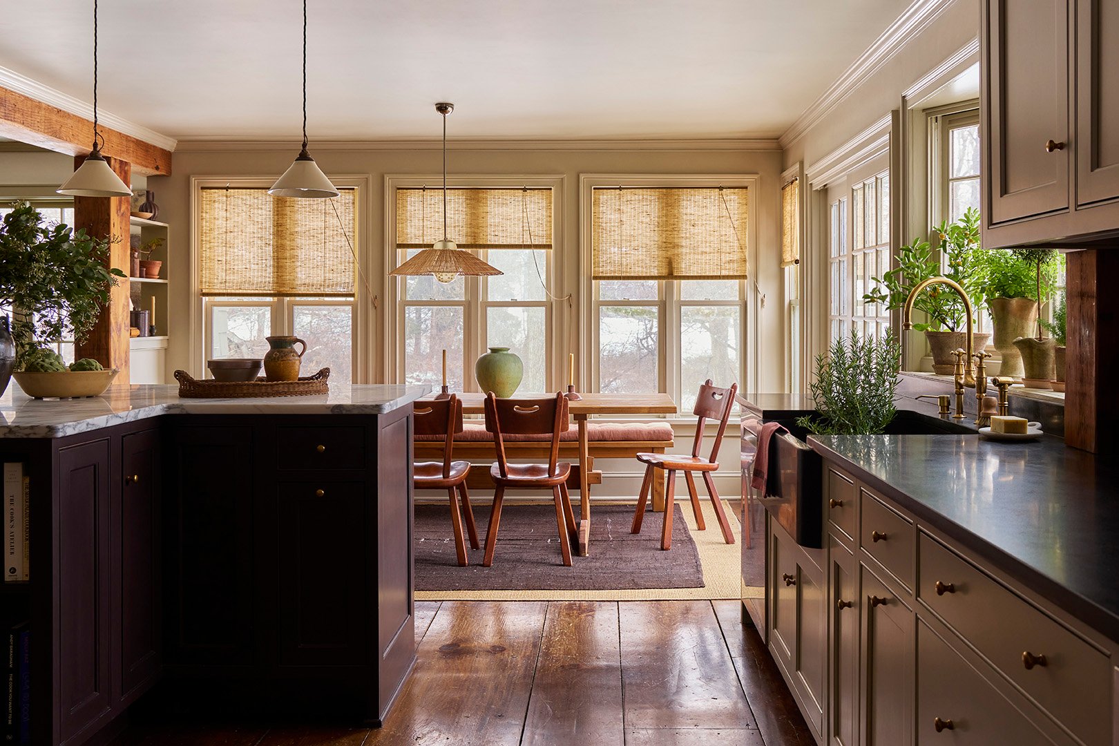 Before & After: Auction Wins and Vintage Hardware Aged This Connecticut Home in the Right Way