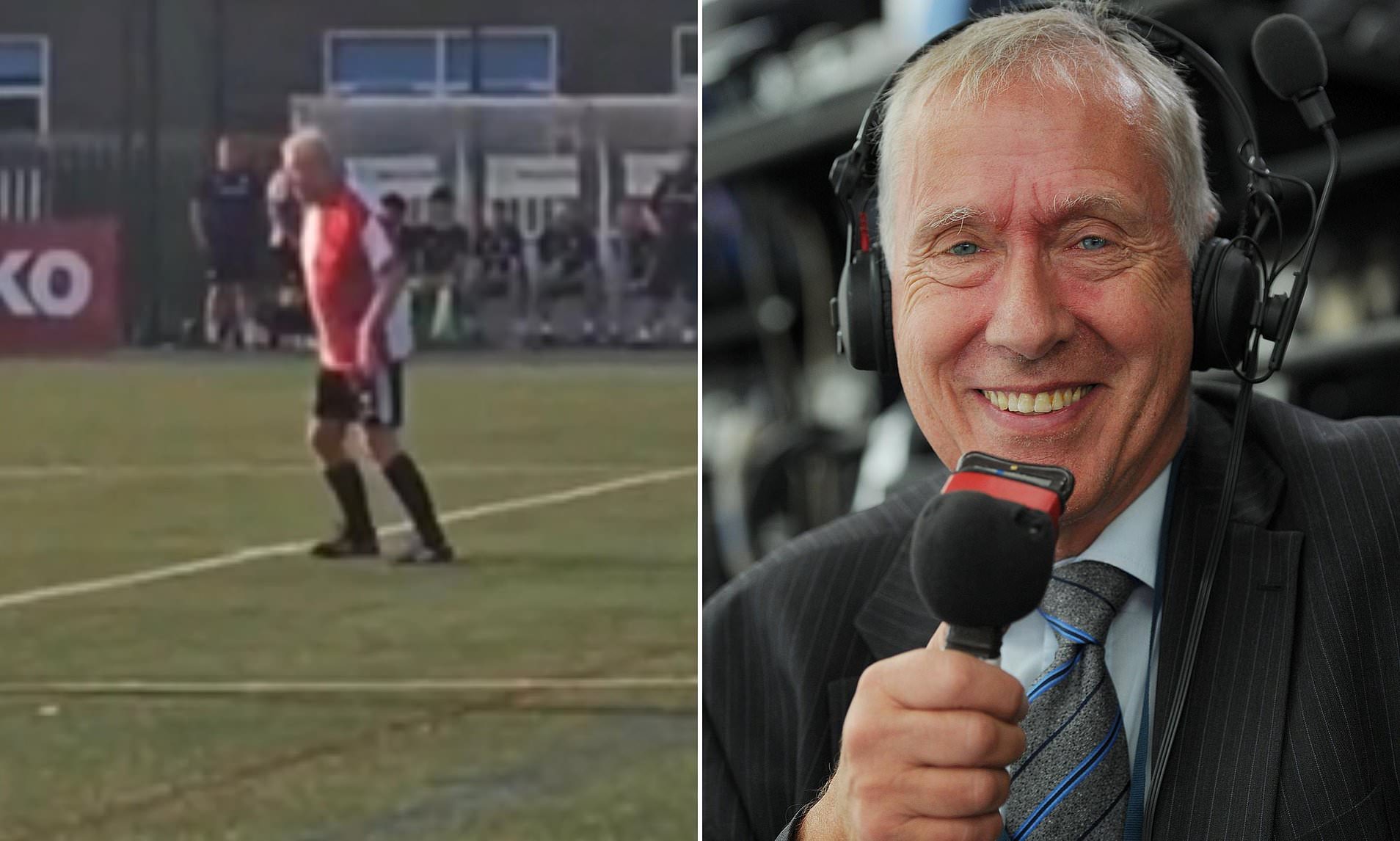 Legendary commentator Martin Tyler, 80, plays first few seconds of pre-season game for boyhood club