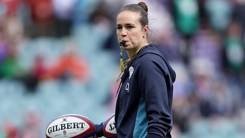 Emily Scarratt won 119 caps and is the only English player - male or female - to play at five Rugby World Cups