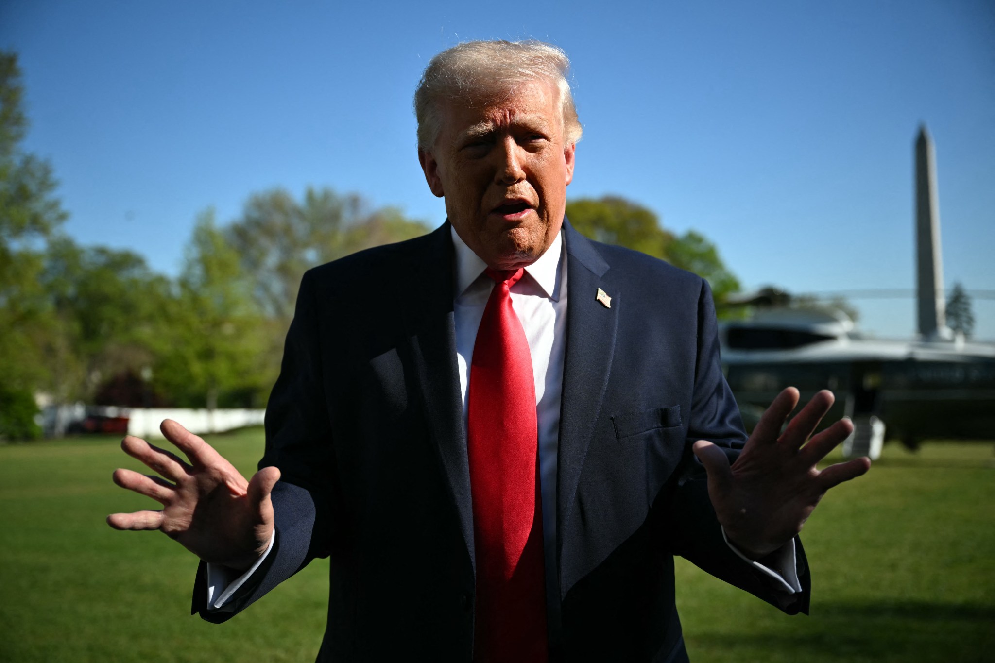 Donald Trump’s approval rating with men crashes to record low