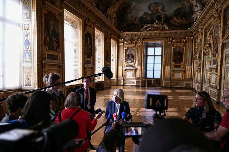 Louvre's Apollo Gallery reopens to public after 2025 crown jewels heist, in Paris