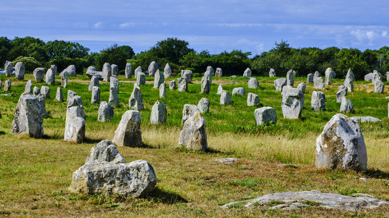 France's version of Stonehenge has white sand beaches, mysterious ancient monoliths, and a quaint coastal village