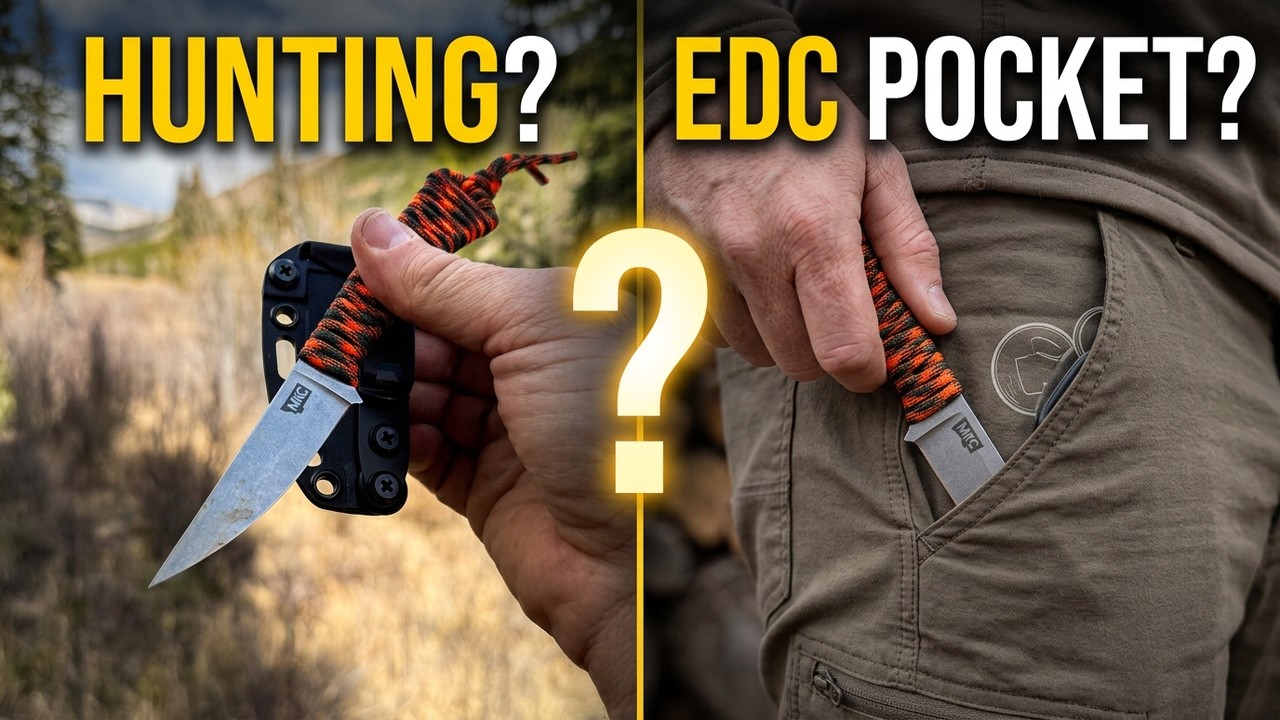 Do hunting knives make better EDC pocket fixed blades?