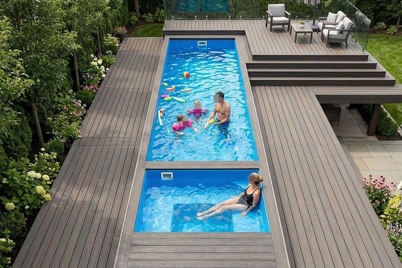 Durable Shipping Container Swimming Pool for Small Yards