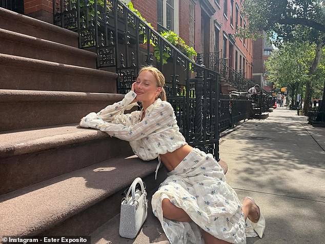Ahead of the World Cup, Exposito posed in the West Village on a vacation to New York City