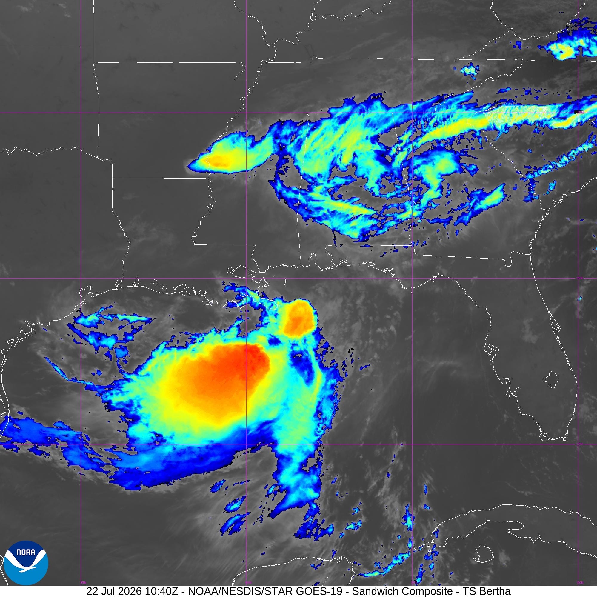 Where is Tropical Storm Bertha headed? Latest tracker, forecast path and cone