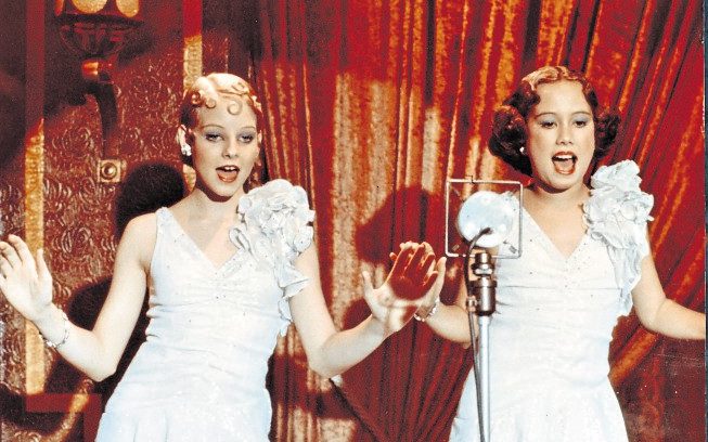Foster (left) spent up to three hours a day in hair and make-up for her role as Tallulah
