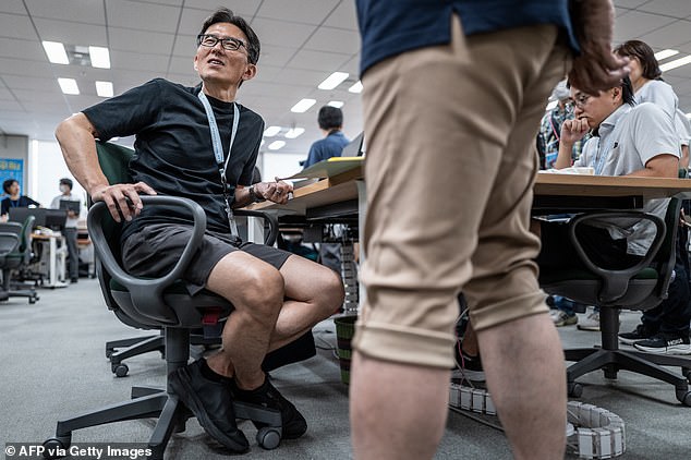 Japan’s weather agency has forecast two days of ‘kokushobi’, meaning ‘brutally hot day’, with temperatures expected to reach 40C in Kumagaya, north of Tokyo