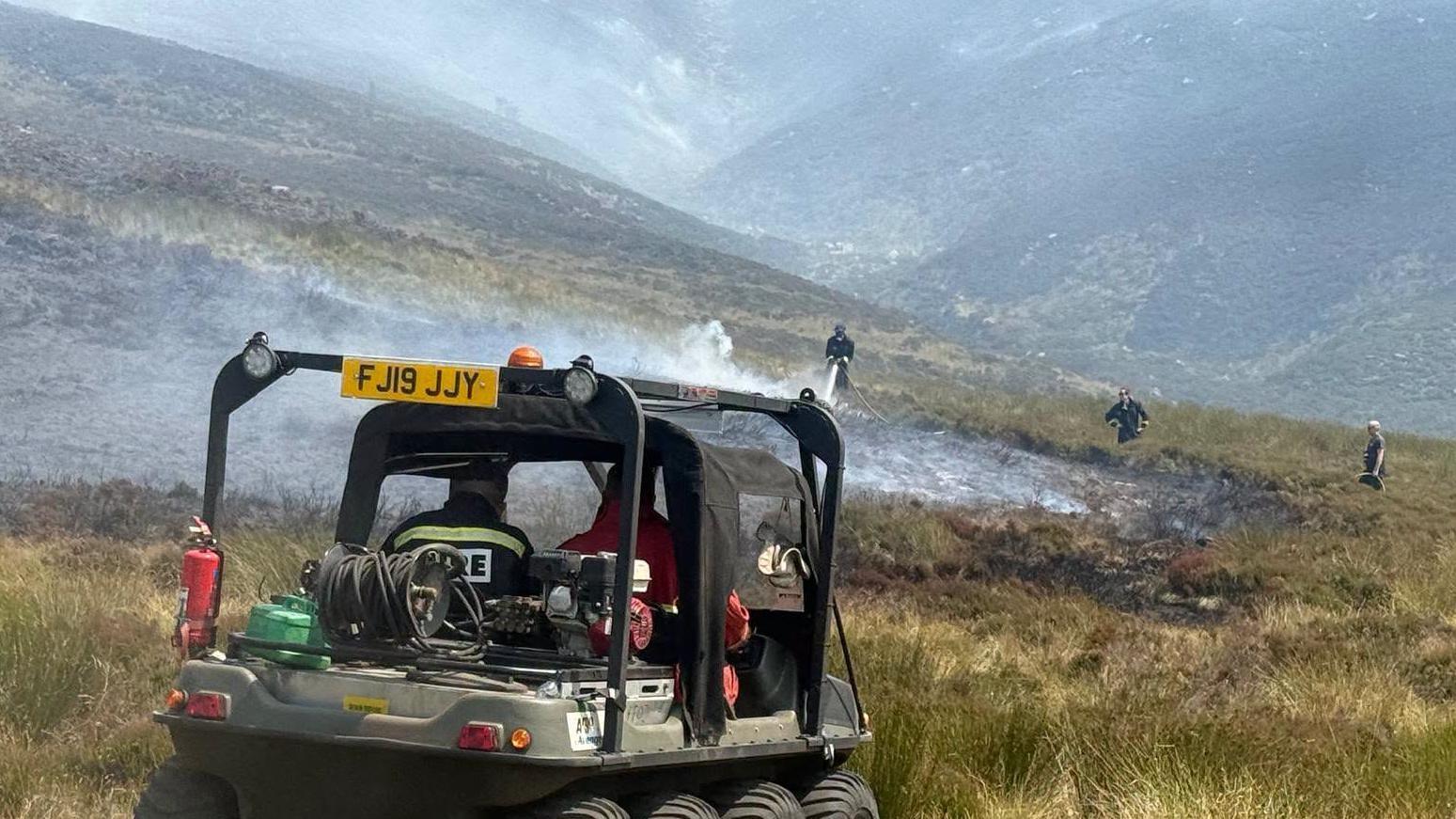 Wildfire has burned 600 hectares, data suggests