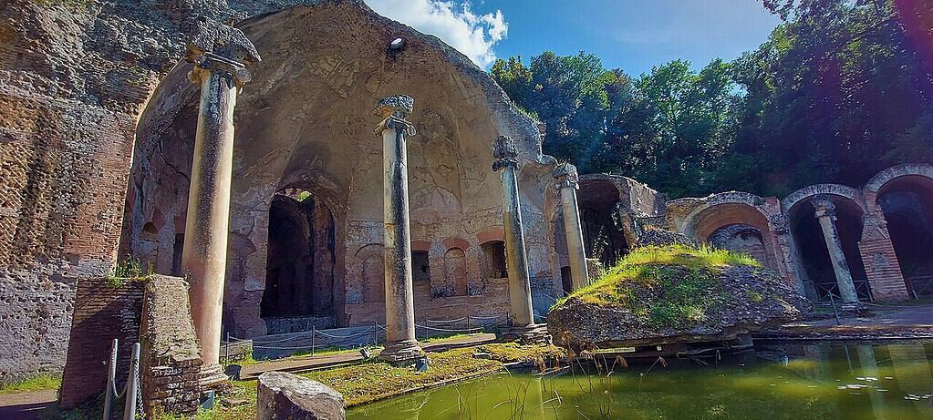The Serapeum of Hadrian’s Villa. Credit: Wikimedia Commons