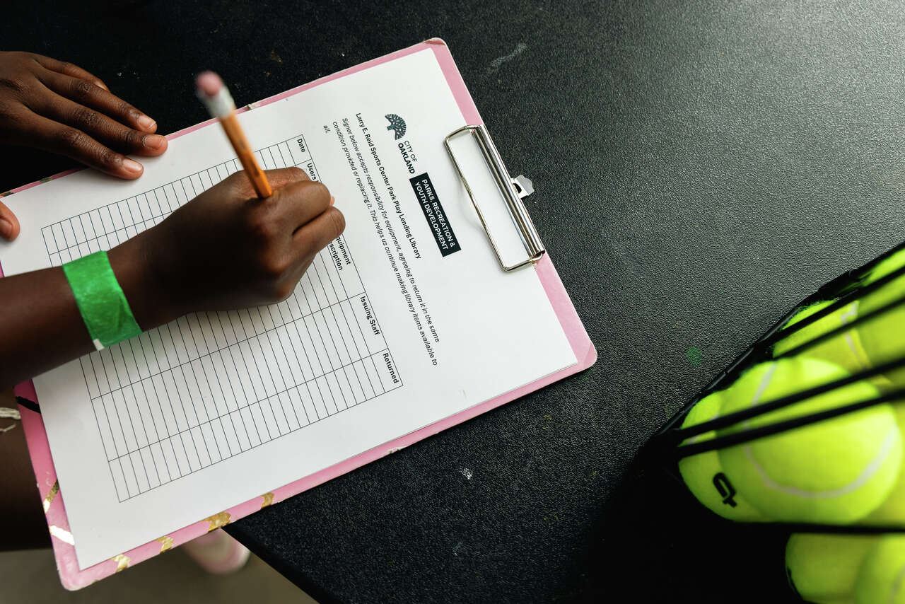 In Oakland, a library where kids check out soccer balls instead of books