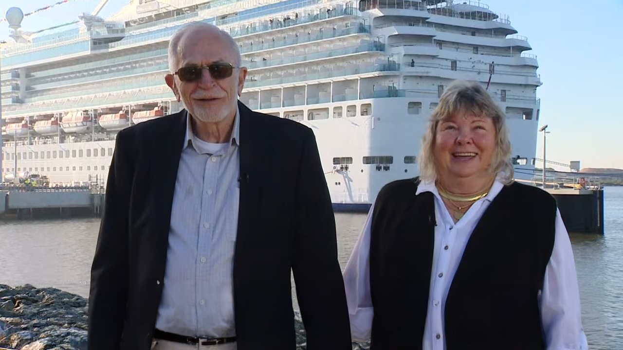 Retired couple decided to live on cruise ship by booking 51 back-to-back cruises because it was much cheaper than a retirement home