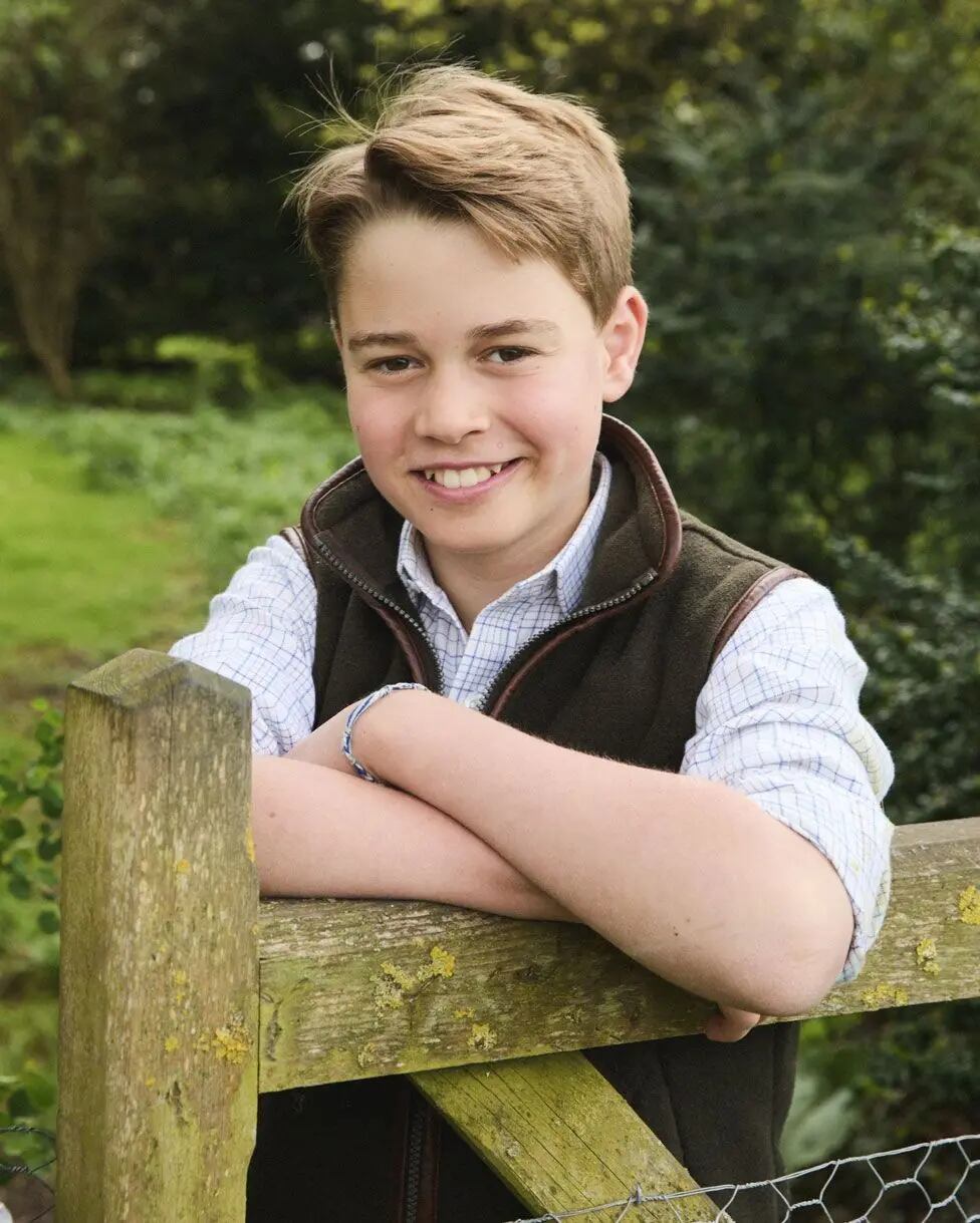 Last year’s birthday portrait showed a much more casual side of the young prince. / Josh Shinner/ Kensington Palace