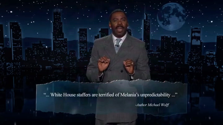 Kimmel jokes about why Melania Trump intimidates White House staff