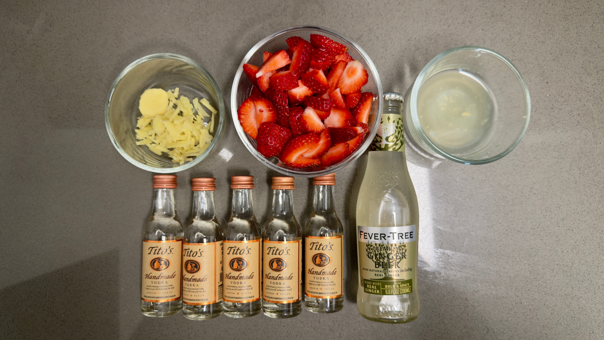 martha-stewart-strawberry-ginger-smash-recipe-review-prepped-ingredients