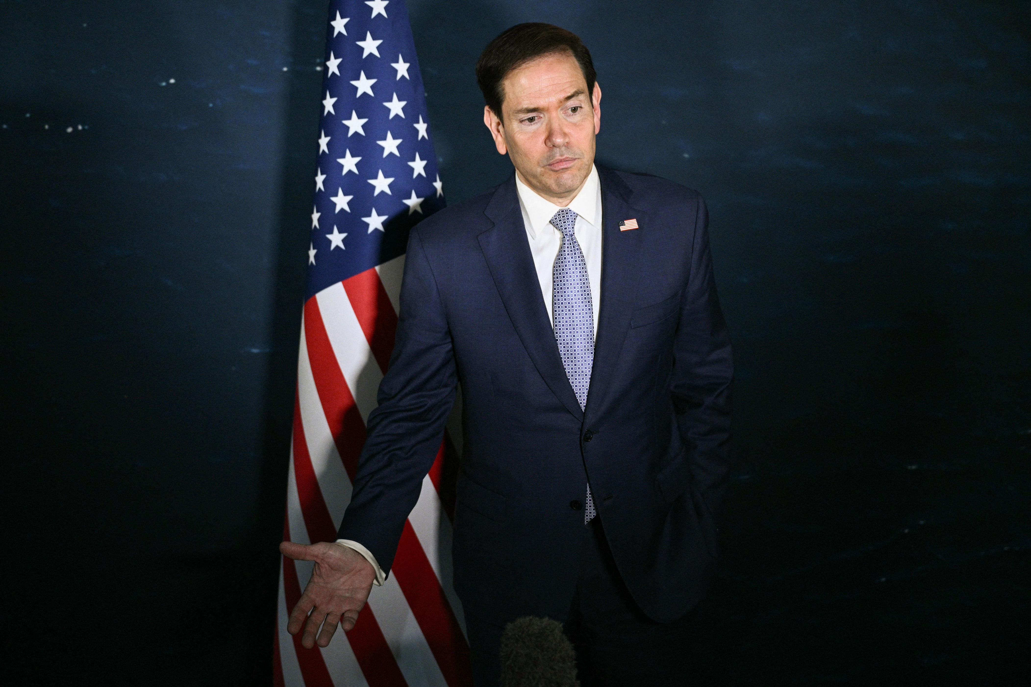 US Secretary of state Marco Rubio speaks at a press conference on the sidelines of the Asean meeting in Manila on 22 July 2026 (AFP/Getty)