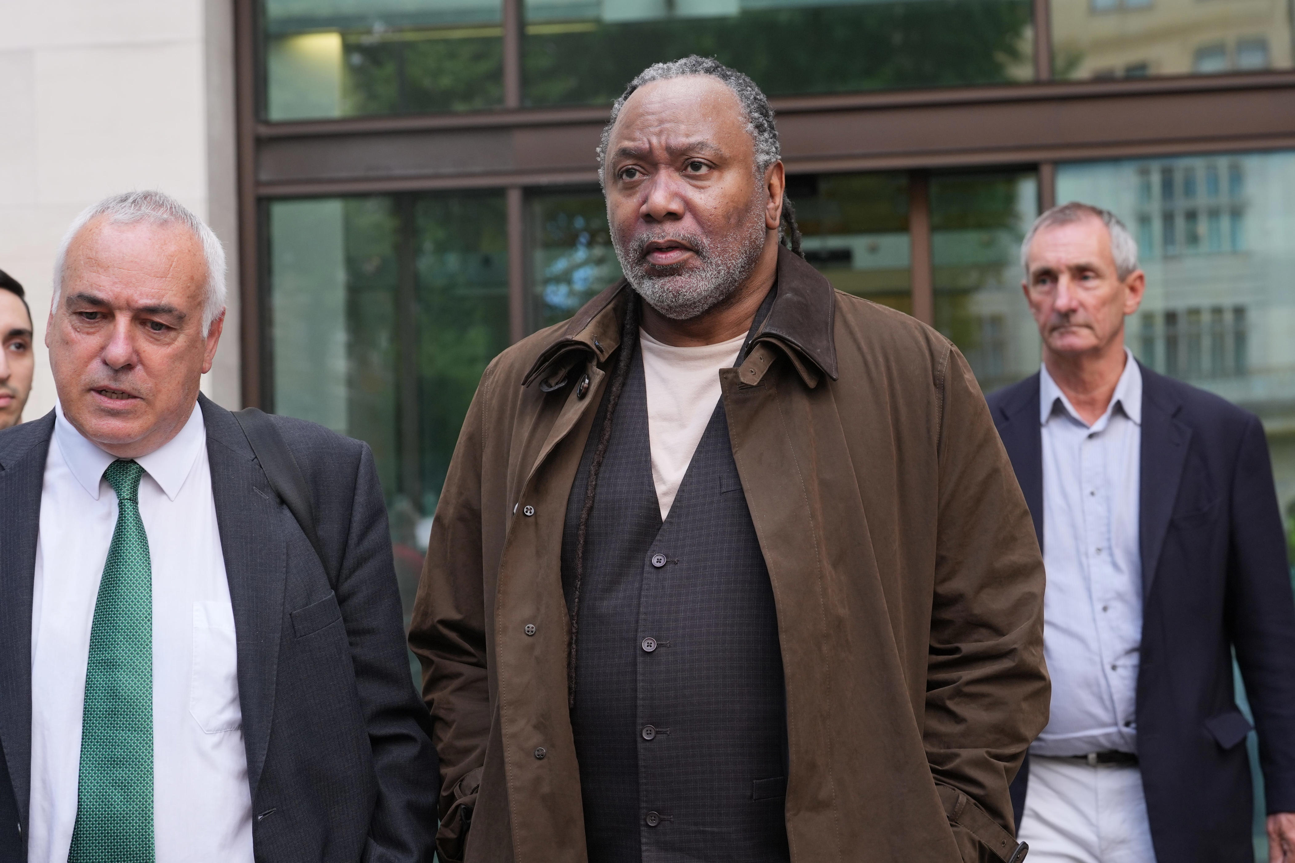 Hunter in court after an unsuccessful private prosecution brought by the Campaign Against Antisemitism (PA Wire)
