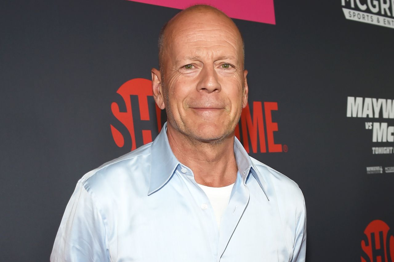 Bruce Willis at T-Mobile Arena on Aug. 26, 2017, in Las Vegas