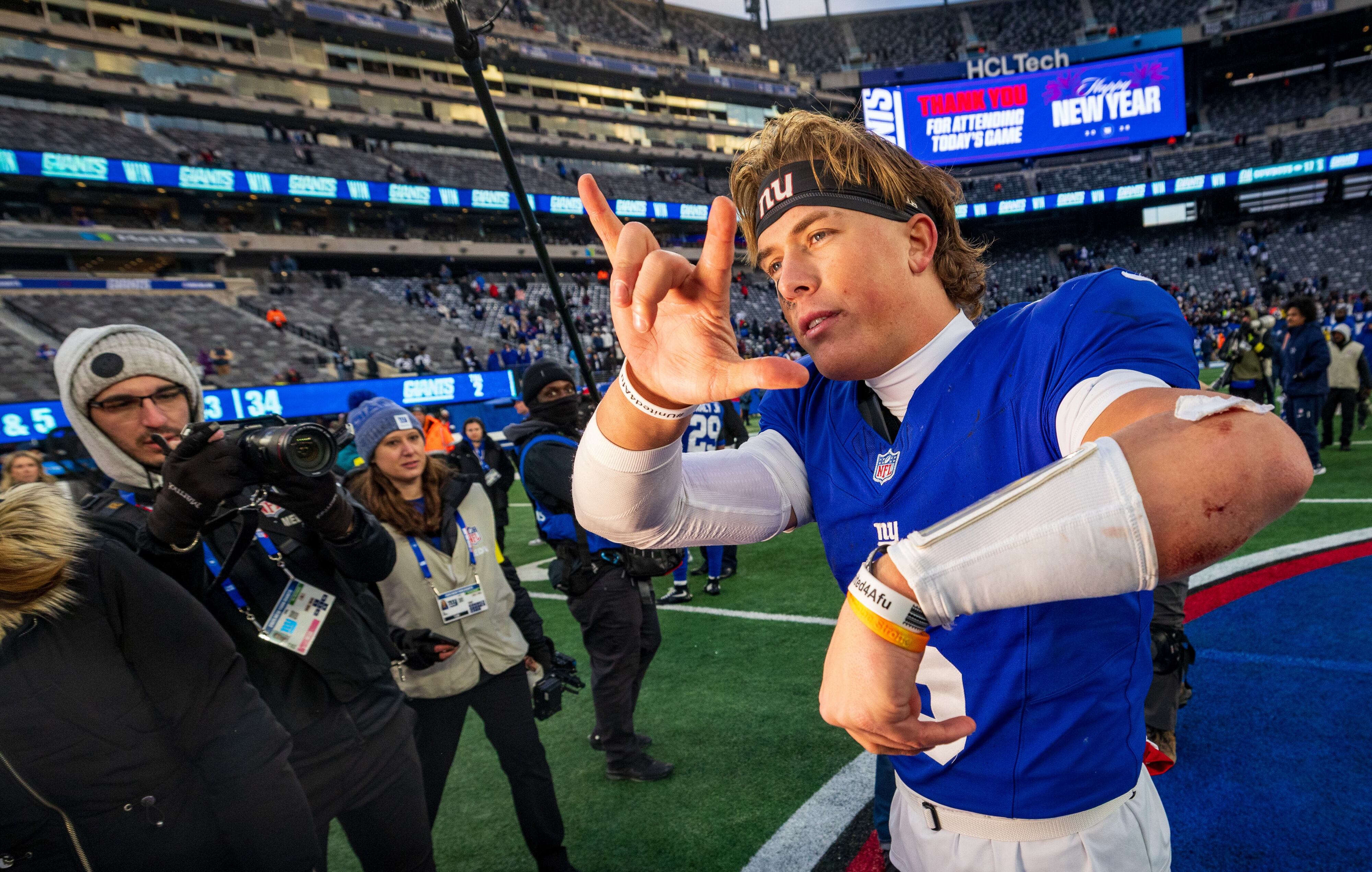 Giants legend raves about 'great' playoff expectations for Jaxson Dart and Co.