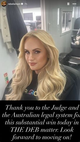 Rebel Wilson wins The Deb defamation lawsuit
