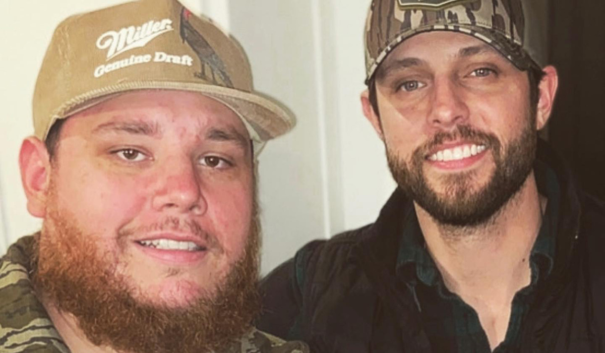 Ray Fulcher and Luke Combs. Pic: Ray Fulcher / Instagram