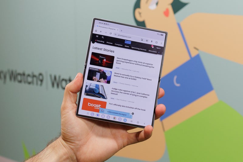 Samsung says the Galaxy Z Fold 8 is the lightest foldable ever. | Image by PhoneArena