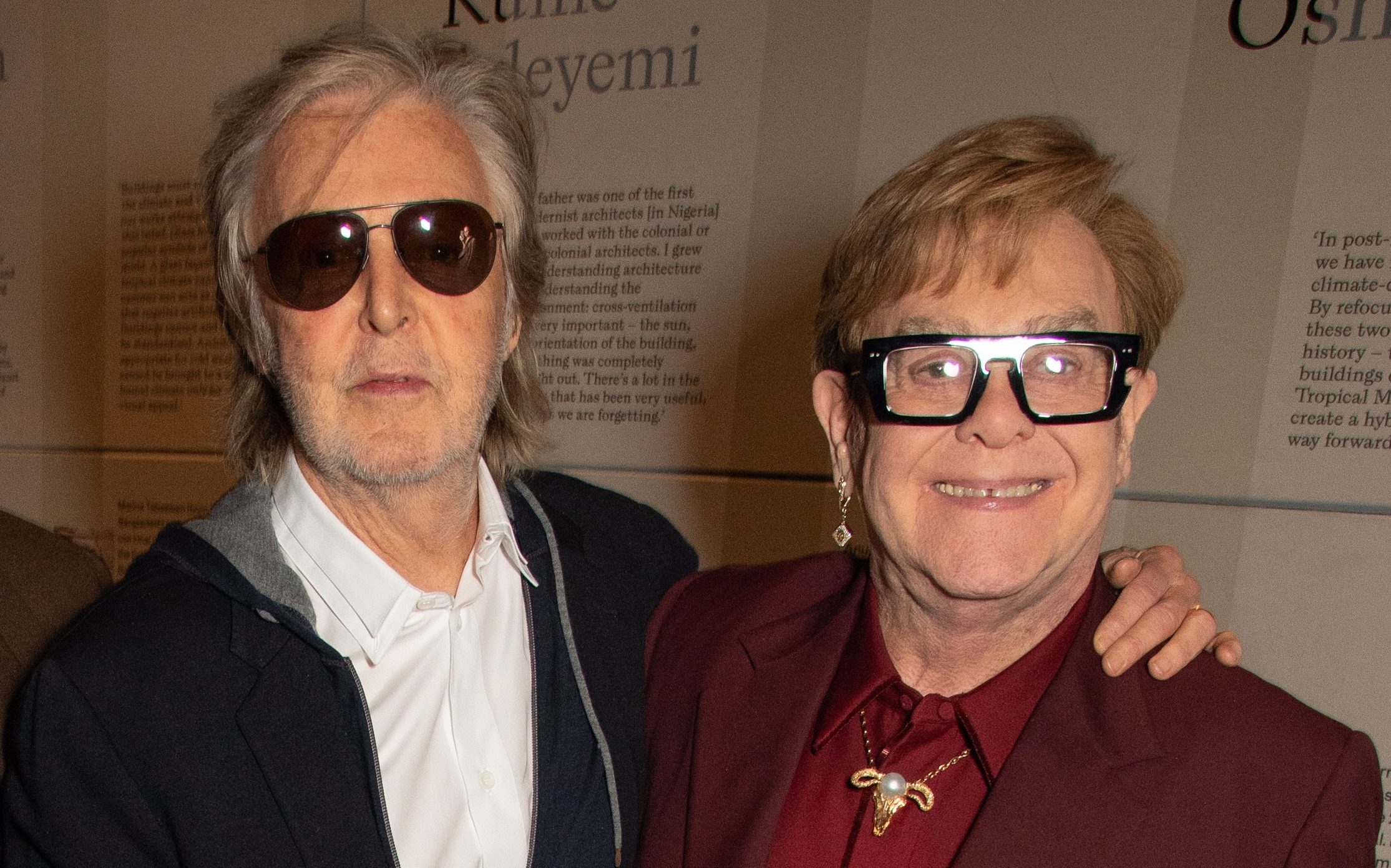 Sir Paul McCartney and Sir Elton John